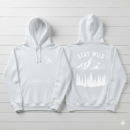 Custom Photo White Hoodie | Personalized Pullover Sweatshirt Gift