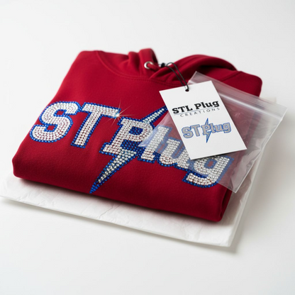 Custom Rhinestone Hoodie