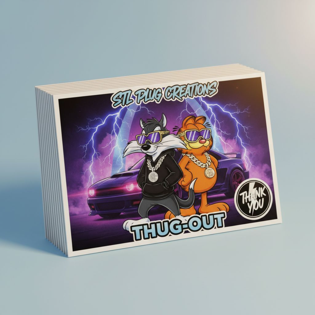 STL Plug Creations Sticker Pack — Electric Shock at the Arch