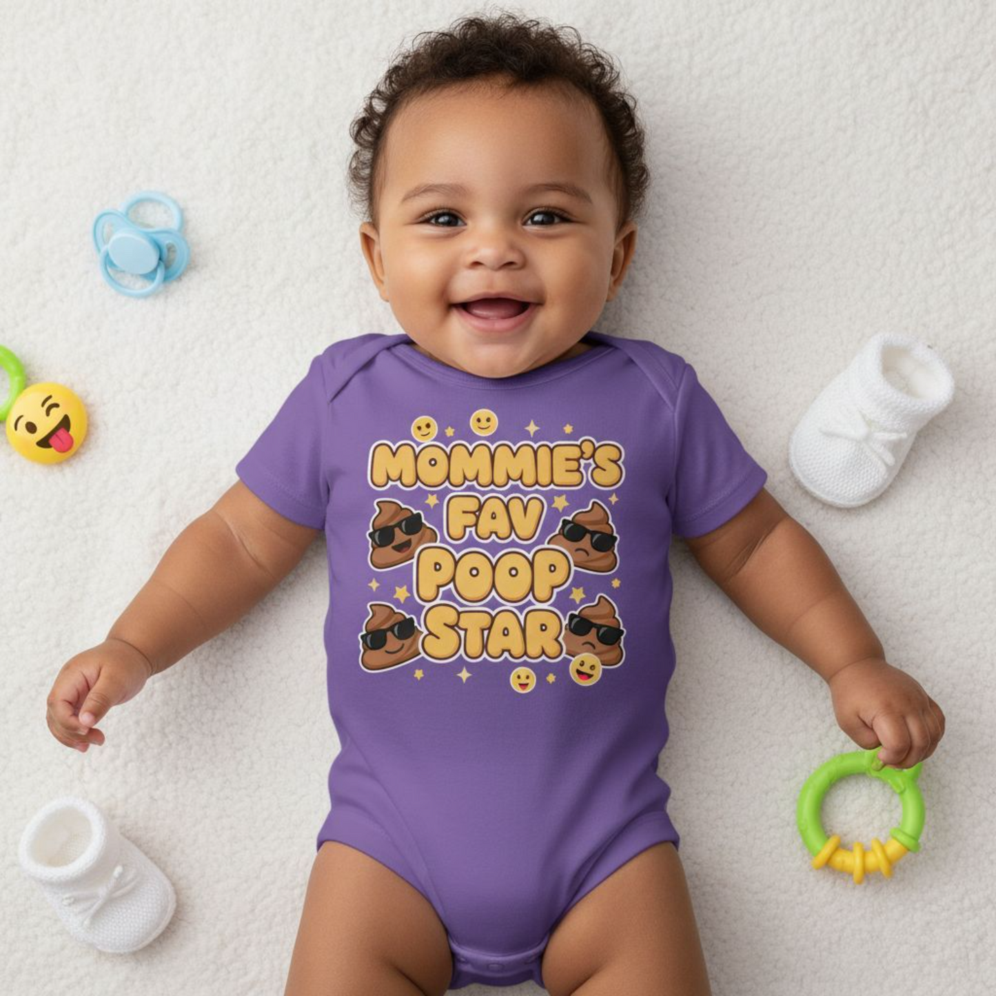 Mommies Litte Poop Star Onesie