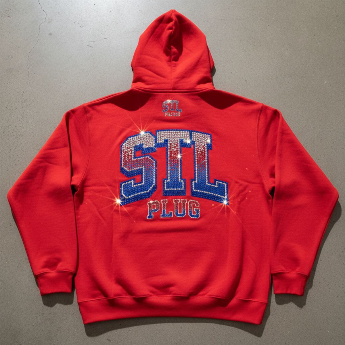 Custom Rhinestone Hoodie