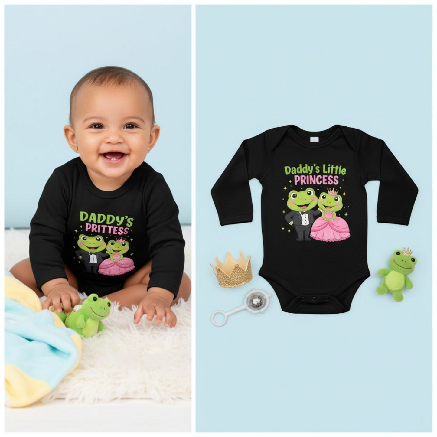 Daddy’s Little Princess Baby Onesie