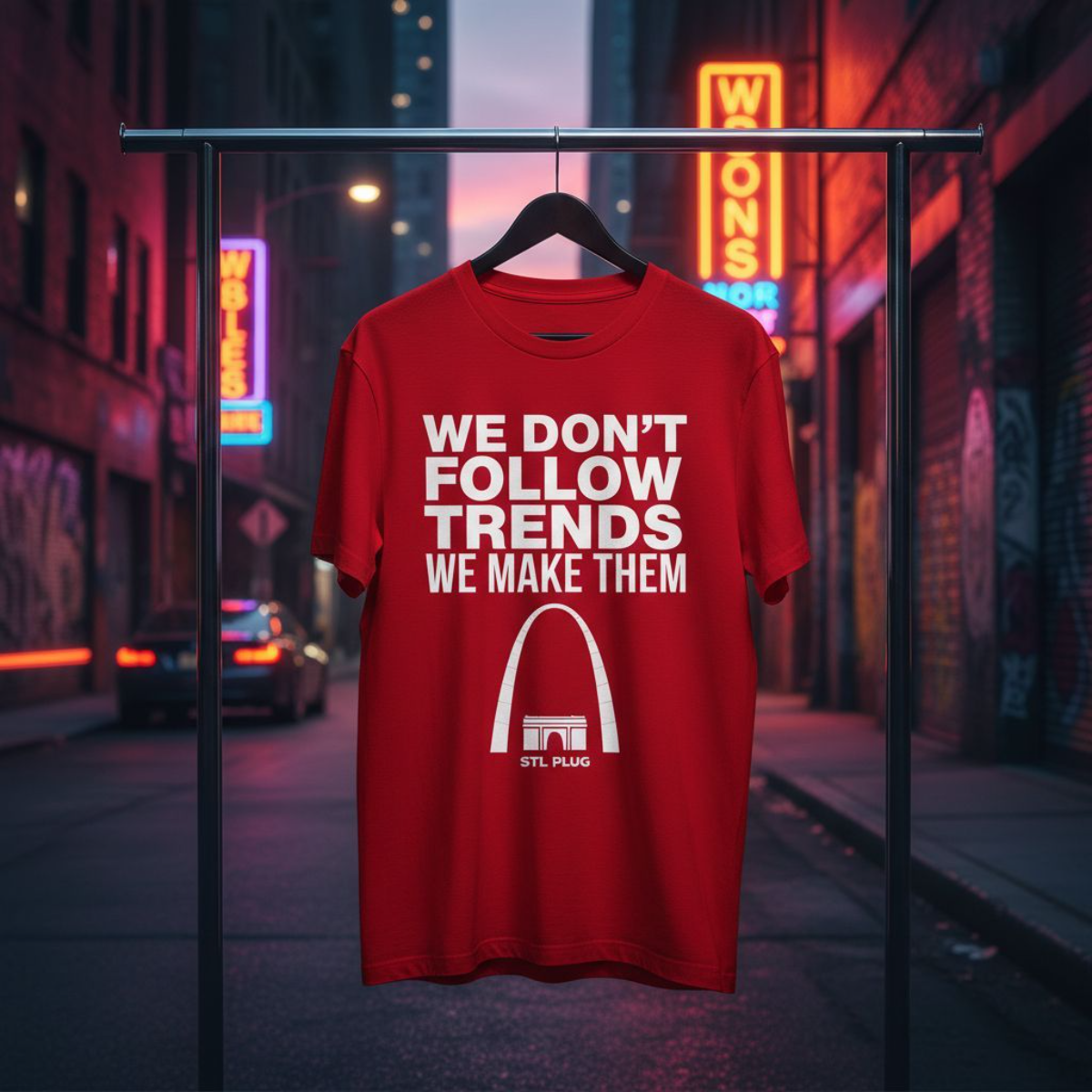 DTF Graphic Tee We Don’t Follow Trends We Make Them