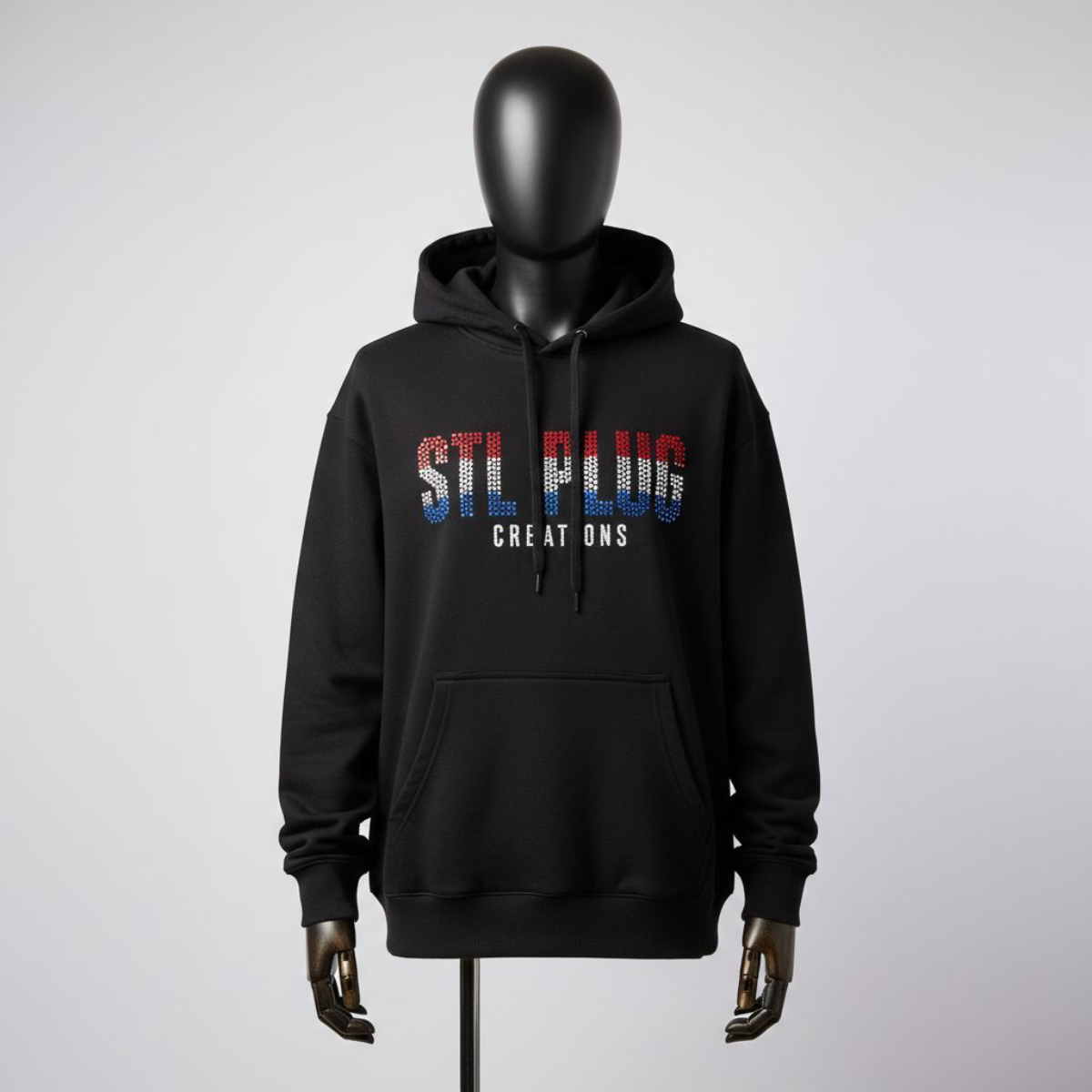 Custom Rhinestone Hoodie