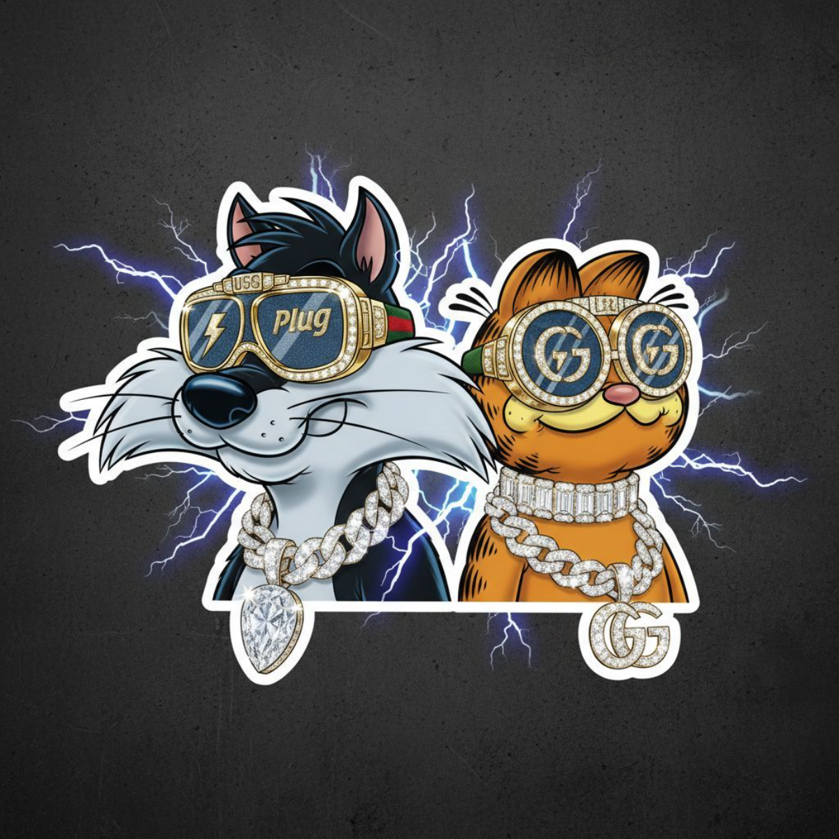 STL Plug Creations Sticker Pack — Electric Shock at the Arch