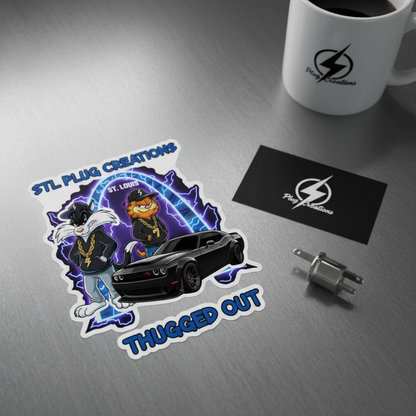 STL Plug Creations Sticker Pack — Electric Shock at the Arch