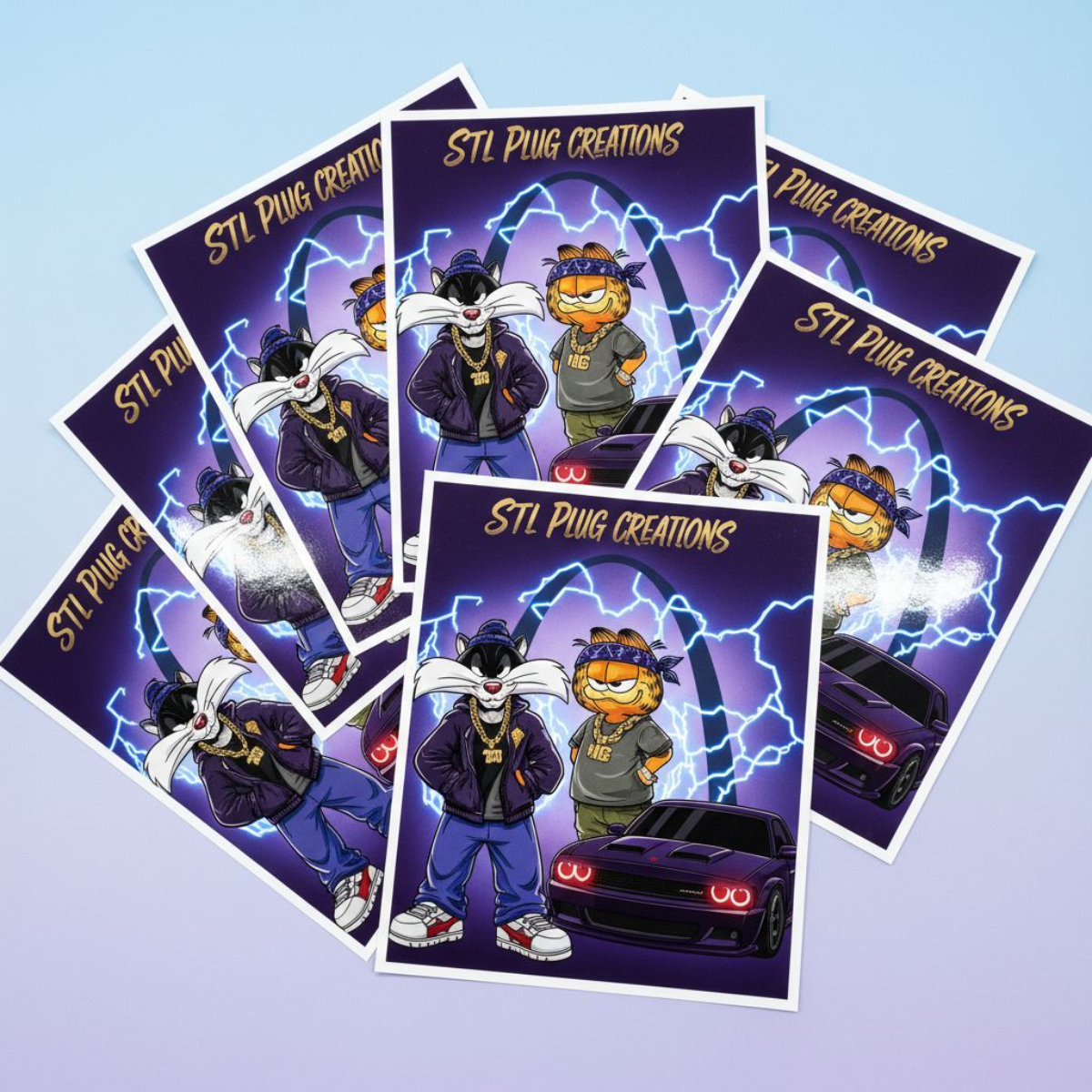 STL Plug Creations Sticker Pack — Electric Shock at the Arch