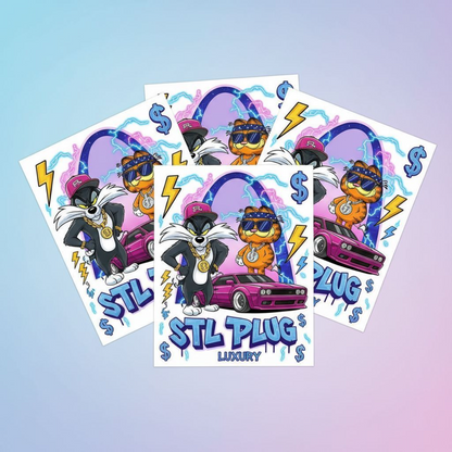 STL Plug Creations Sticker Pack — Electric Shock at the Arch