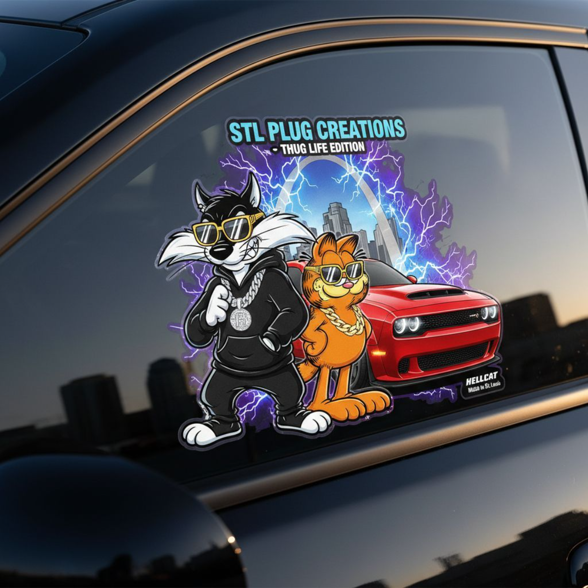 STL Plug Creations Sticker Pack — Electric Shock at the Arch