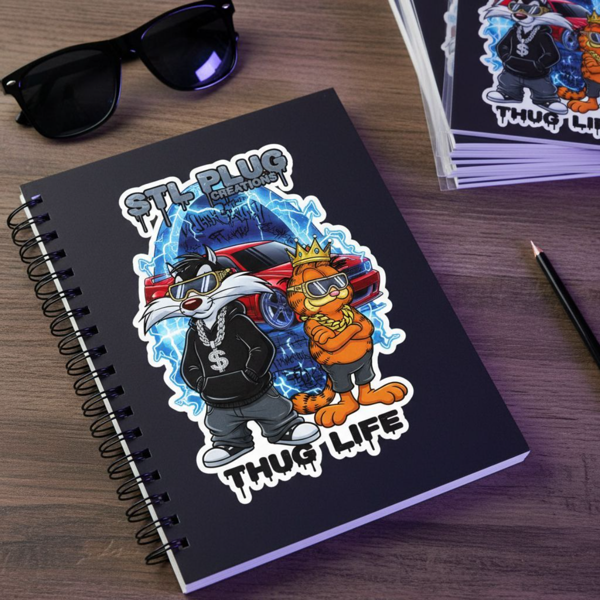 STL Plug Creations Sticker Pack — Electric Shock at the Arch