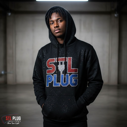Custom Rhinestone Hoodie